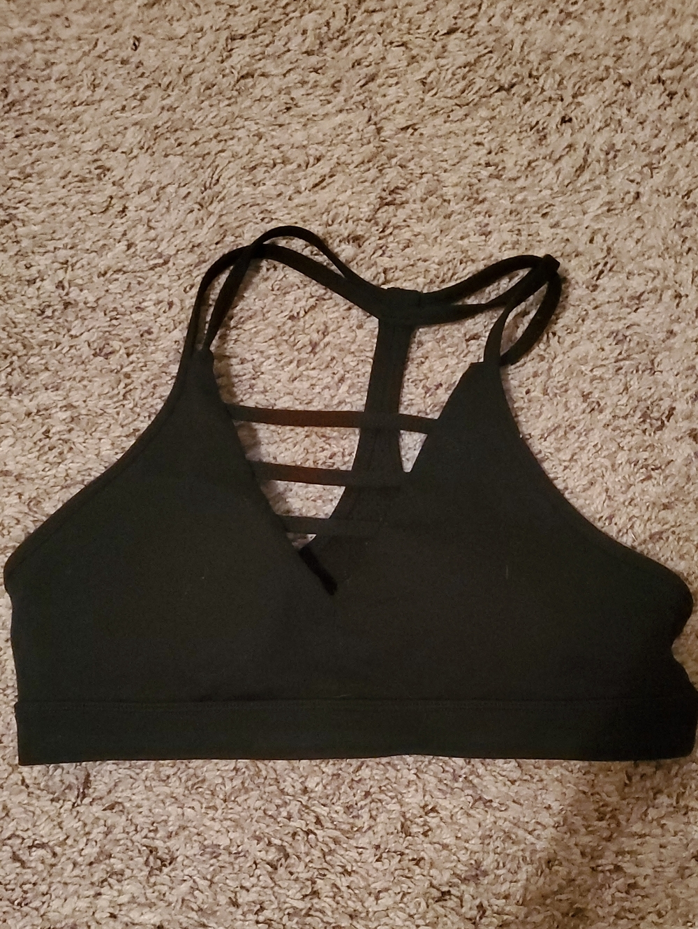 Zyia Black Grid Bra